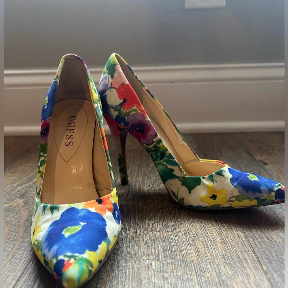 Guess Floral Heels